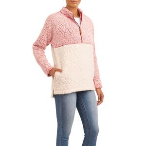 NWT Quarter zip pullover shirt jacket L